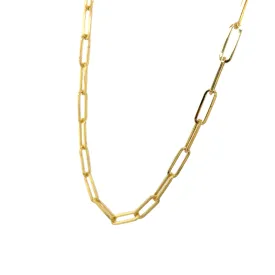 14K Paperclip Chain Necklace