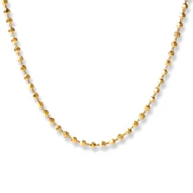 22ct Gold Long Beaded Mala Chain (26.3g) N-7882