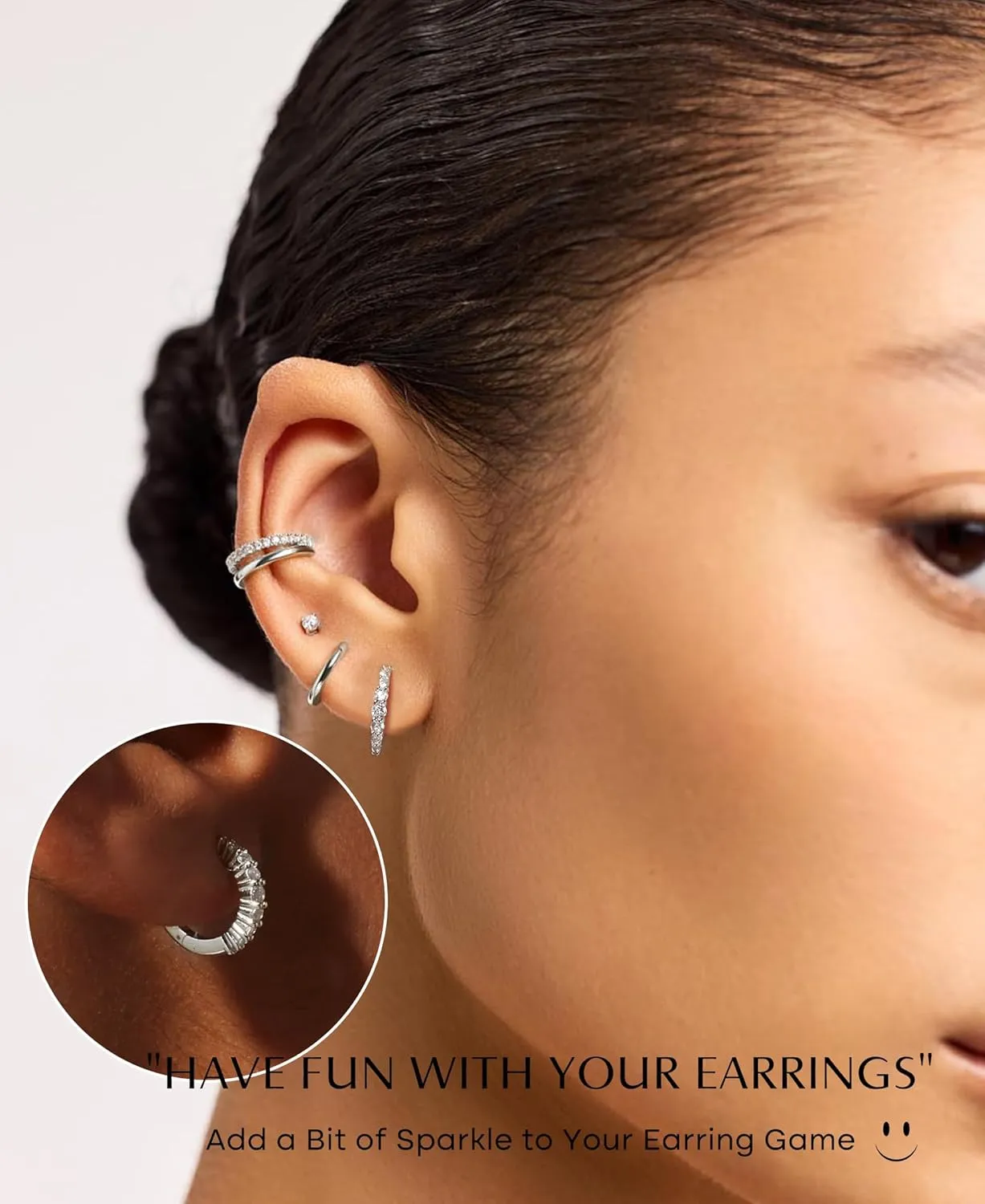 7 Pairs Gold Earrings Set for Women Trendy,Hypoallergenic Surgical Steel Flat Back Cartilage Earring Sets for Multiple Piercing,Lightweight Small Silver Gold Ear Cuff Huggie Hoop Stud Earrings Stacks