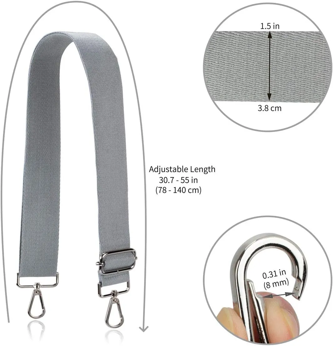 Allzedream Crossbody Bag Strap Soft Adjustable Replacement Purse Straps