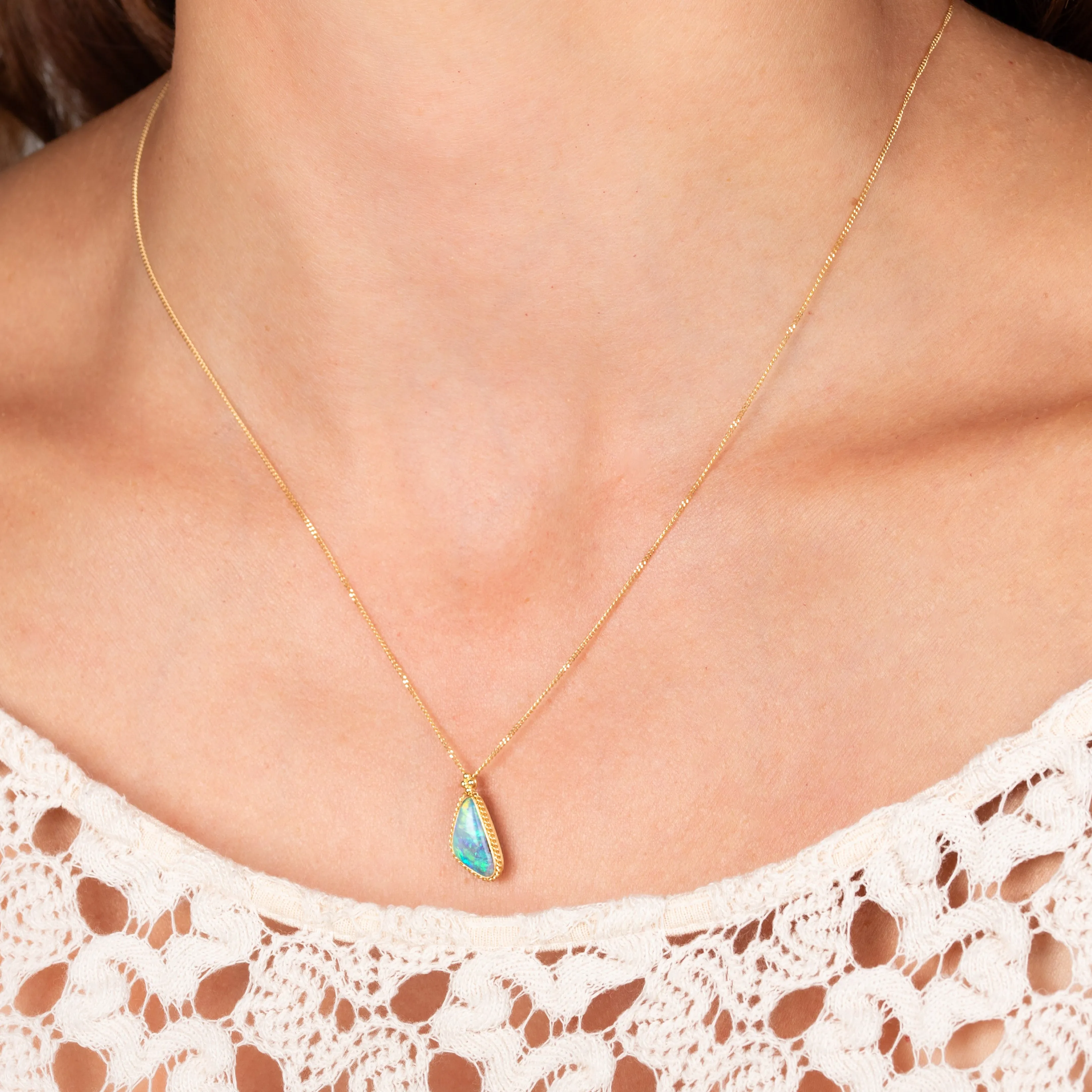 Australian Opal Oceanic Necklace
