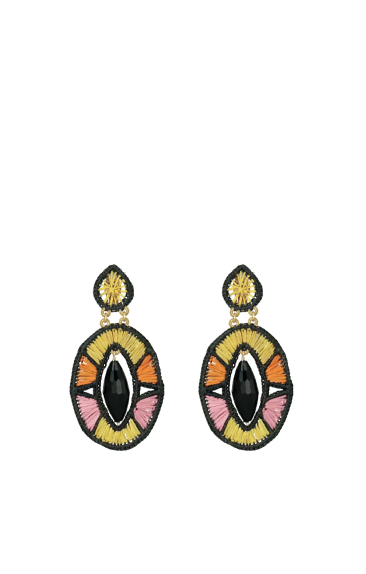 Black Crystal Earrings
