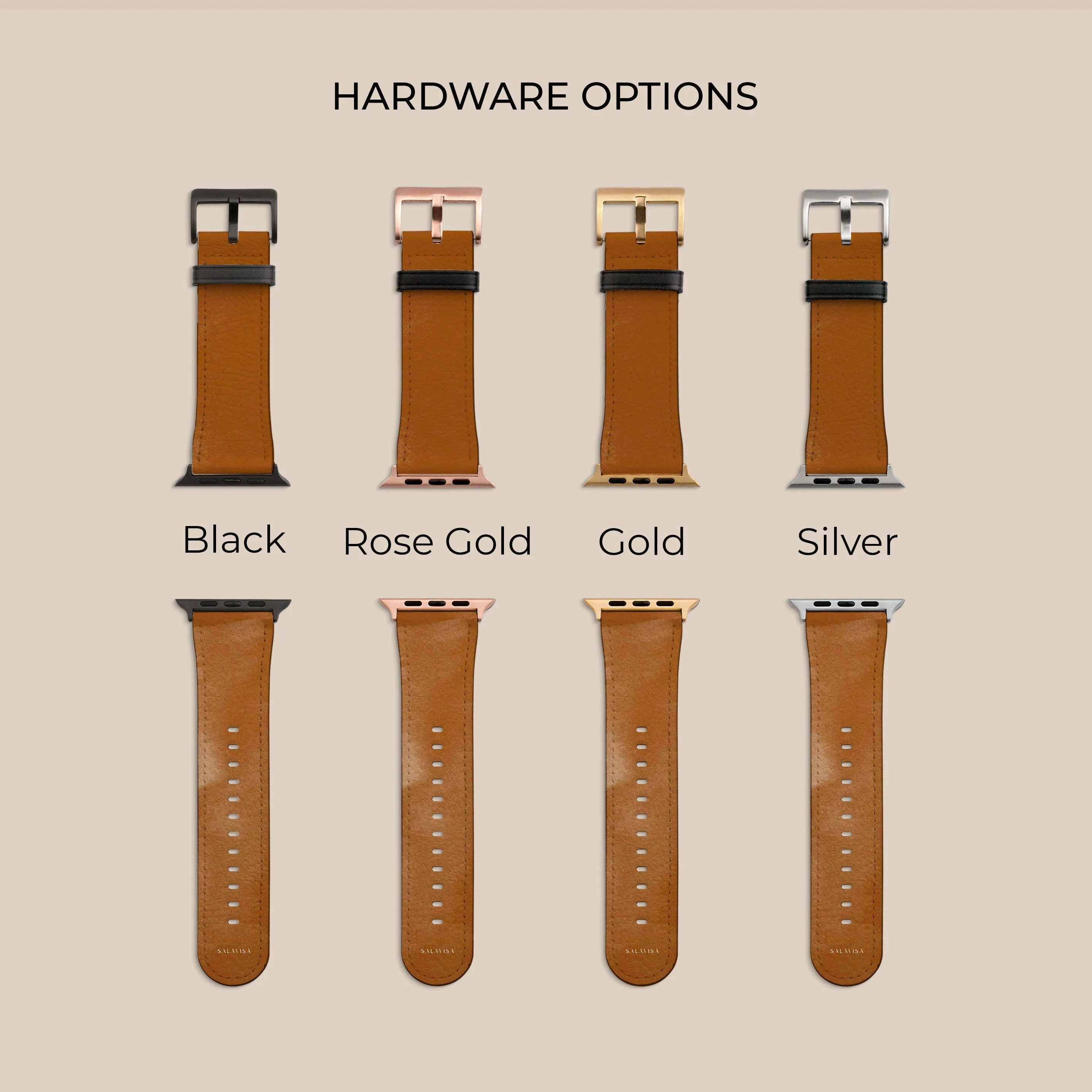 Burnt Orange Watercolor Apple Watch Band