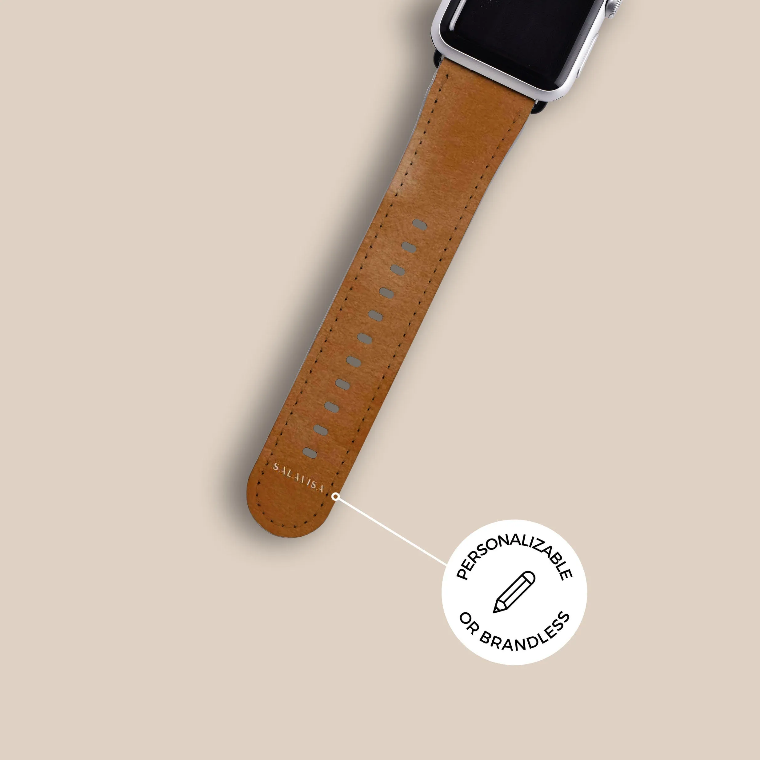 Burnt Orange Watercolor Apple Watch Band