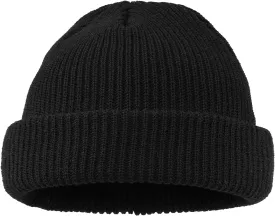 Clakllie Trawler Beanie Watch Hat Knit Cuffed Skullcap Roll-up Edge Stocking Hats Rolled Cuff Knitted Hat Ski Cap