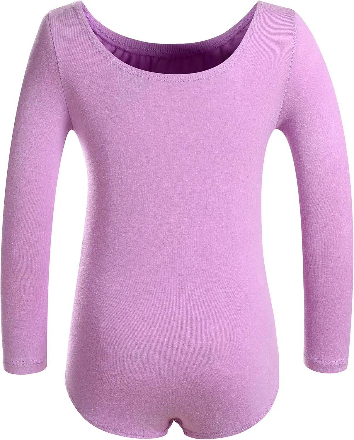 DANSHOW Girls' Team Basic Long Sleeve Leotard for Toddler Gymnastics Dance Ballet