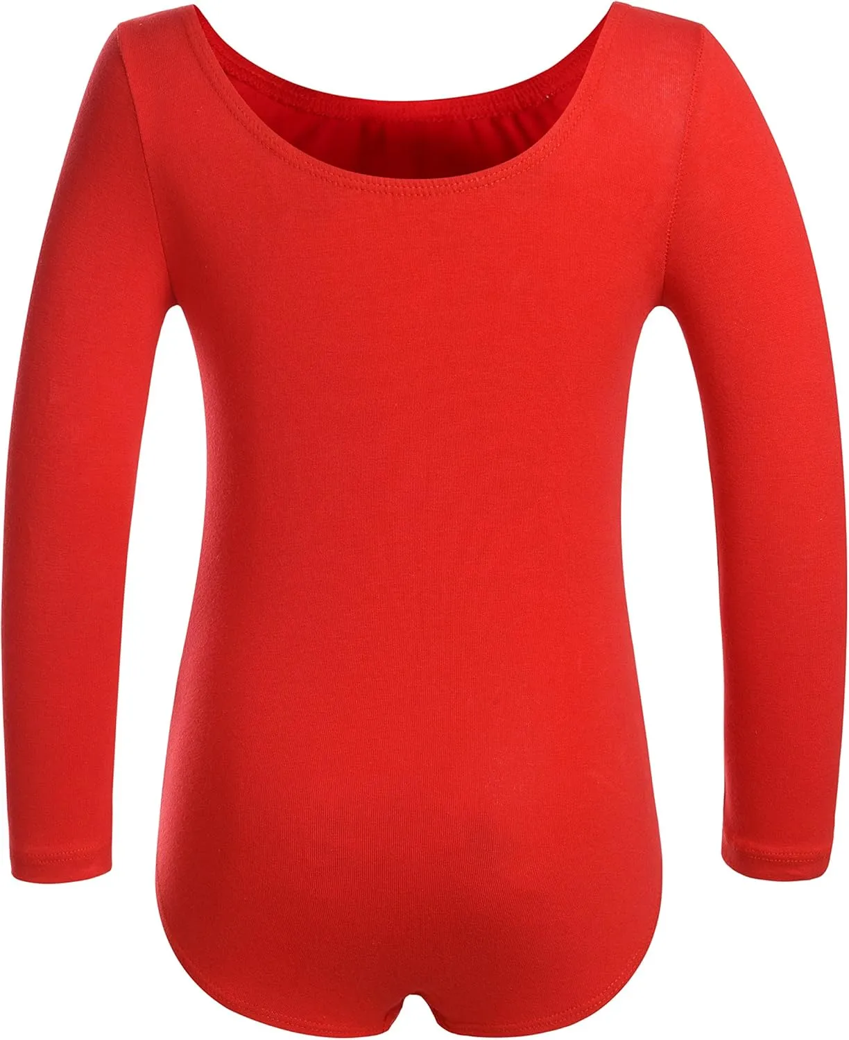 DANSHOW Girls' Team Basic Long Sleeve Leotard for Toddler Gymnastics Dance Ballet