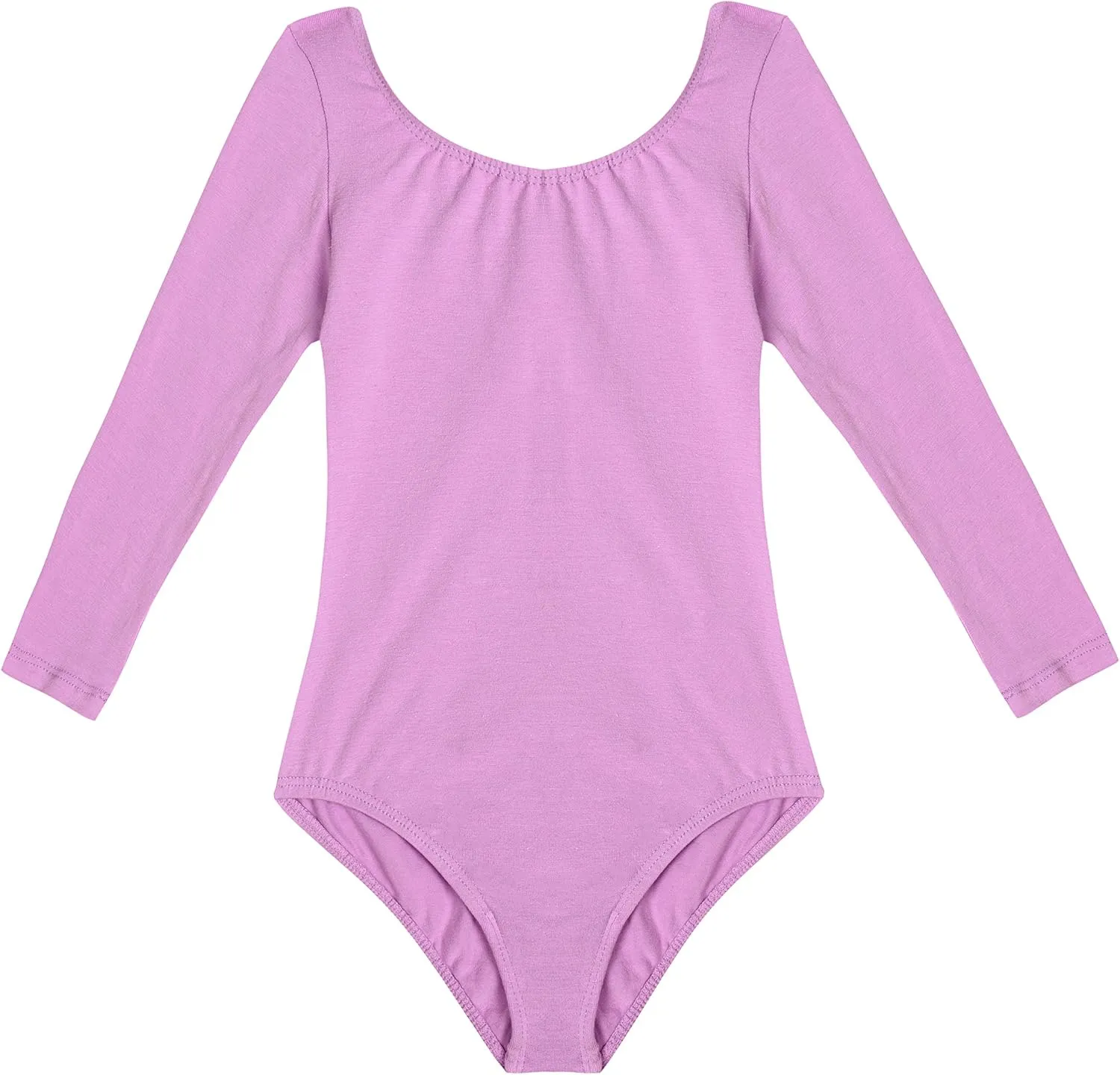 DANSHOW Girls' Team Basic Long Sleeve Leotard for Toddler Gymnastics Dance Ballet