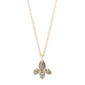 Diamond Lotus Necklace