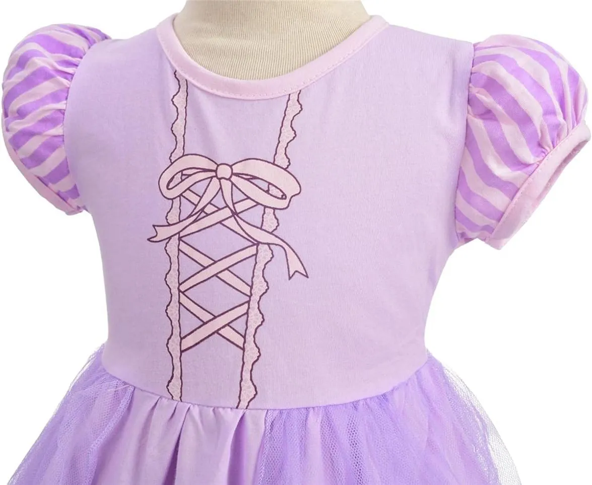 Dressy Daisy Princess Dress Up Clothes Halloween Fancy Party Tulle Skirt Summer Outfit for Baby & Toddler Girls