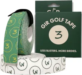 Golf Blister Tape - 2 Pack for Protection Against Blisters & Hot Spots on Hands & Fingers, Flexible, Waterproof, Pre-Cut Golf Finger Tape, Sports Athletic Tape, 4 Way Stretch