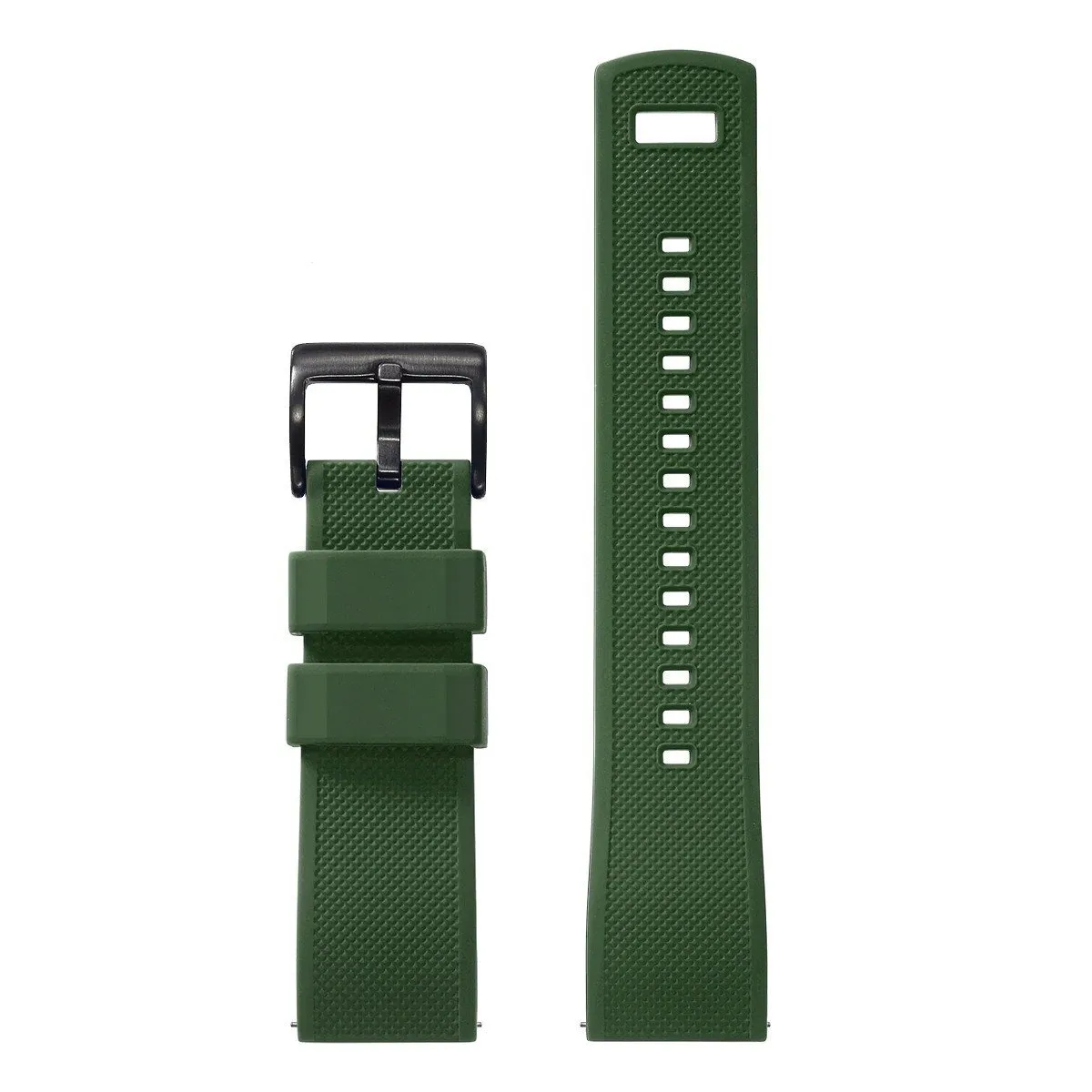 Rafael Silicone Tropic Watch Strap With Black Tang Buckle