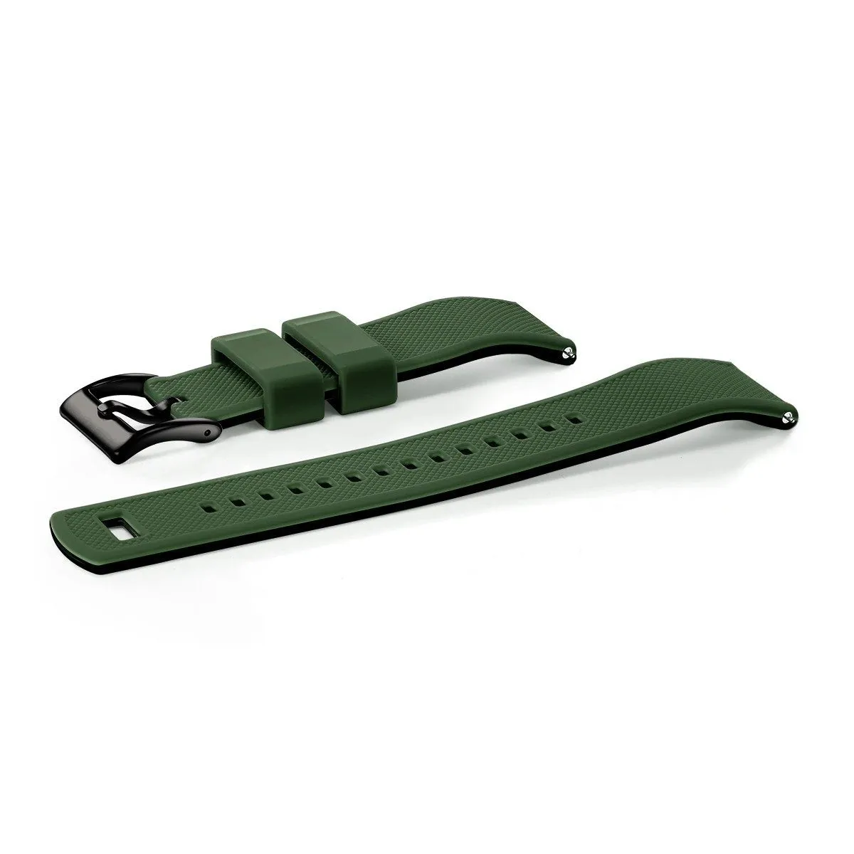 Rafael Silicone Tropic Watch Strap With Black Tang Buckle