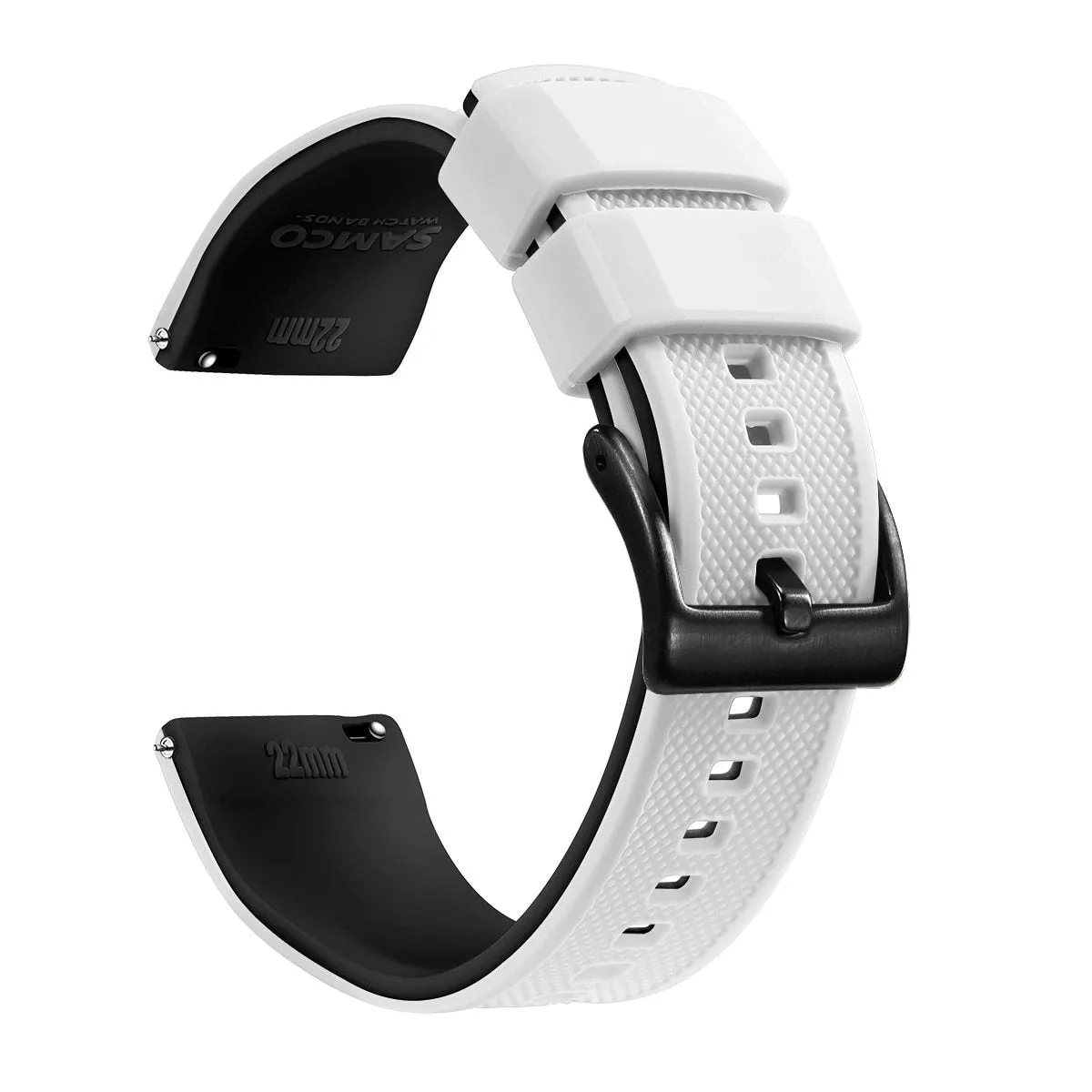 Rafael Silicone Tropic Watch Strap With Black Tang Buckle