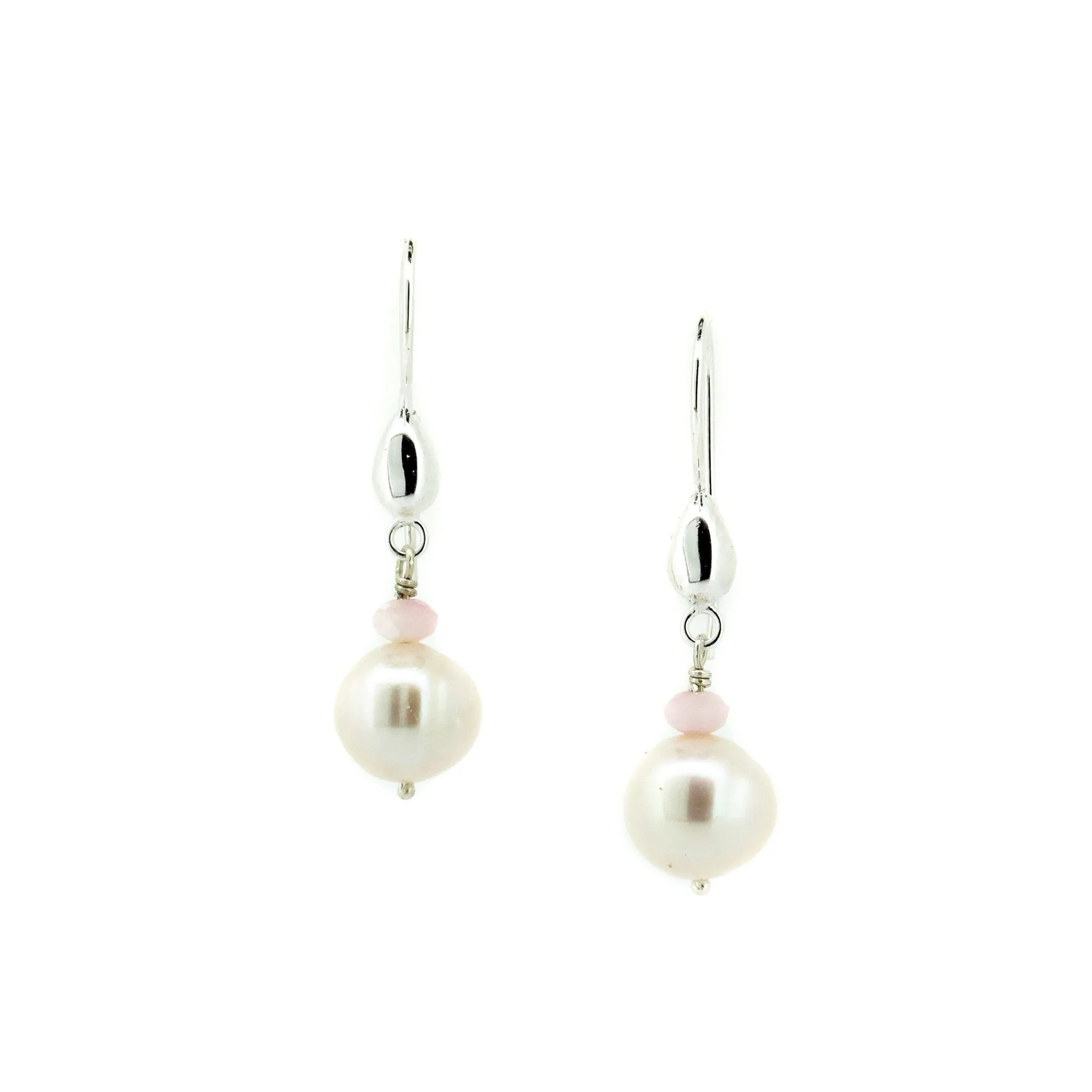 Sea Dreams Pearl Earrings Pink Opal