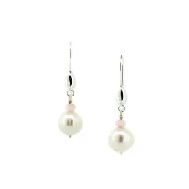 Sea Dreams Pearl Earrings Pink Opal