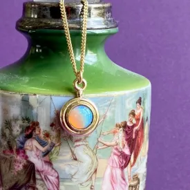 Solid Gold Opal Necklace by Joy Everley