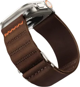 Suitisbest Leather Bands Compatible for Apple Watch Ultra Band 49mm 46mm 45mm 44mm 42mm Men, Top Grain Genuine Leather Strap with S-Hook for iWatch Series 10 Ultra SE 9 8 7 6 5 4 3