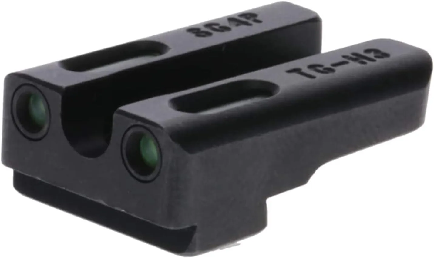 Truglo TFX PRO Handgun Sight, Glowing Shock Proof Tritium and Fiber Optic Night Sight for Handguns, Compact, Durable, and Snag Free Sight