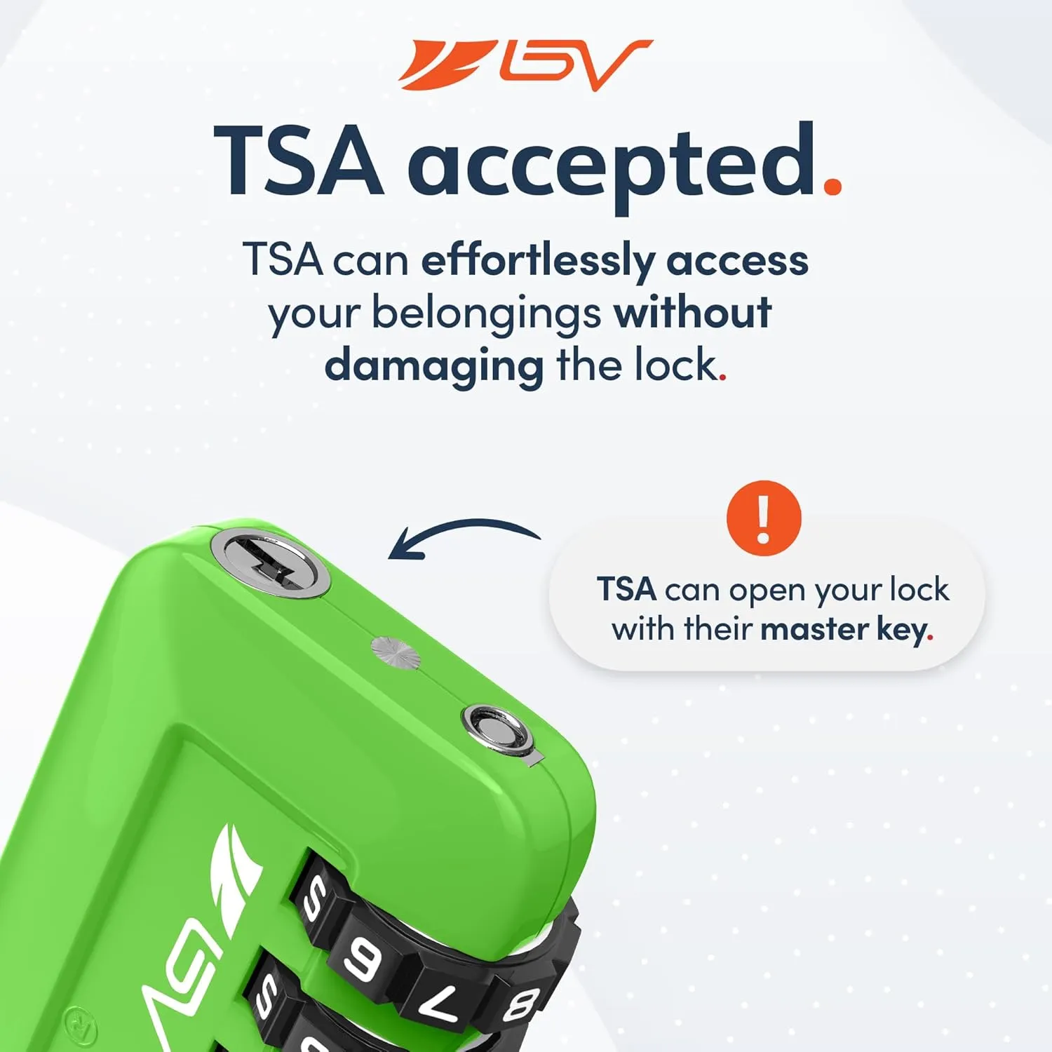 TSA Accepted Luggage Travel Lock, Set-Your-Own Combination Lock for School Gym Locker, Luggage Suitcase Baggage Locks, Filing Cabinets, Toolbox, Case (Green, 1 Pack)
