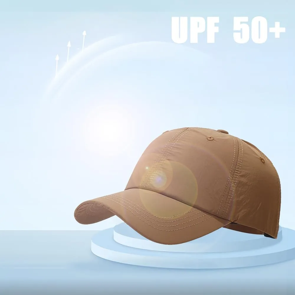 Waterproof Baseball Cap Breathable UPF50  Caps for Men Women Outdoor Sport Adjustable Rain Quick Dry Hat